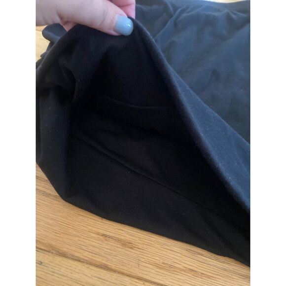 Gap women's black ruched side mini bodycon pull on short skirt size XS - Picture 3 of 8